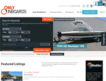 Tablet Screenshot of onlyinboards.com